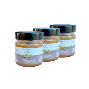 Miele Castagno confezione 3 barattoli